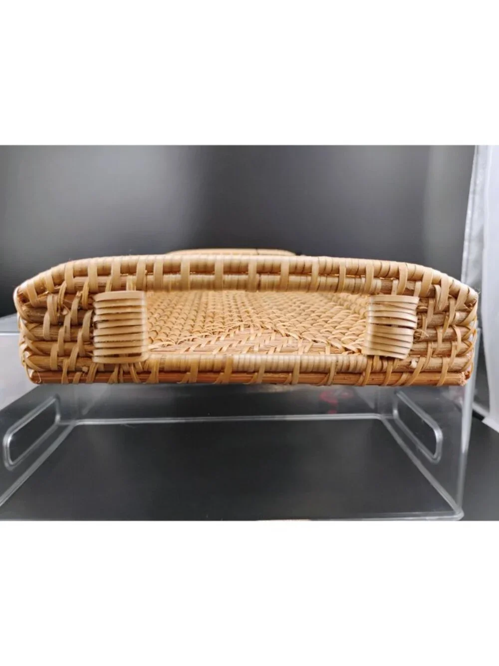 Hearth & Hand With Magnolia Woven Rattan Bath Tray